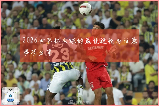 2026世界杯买球的最佳途径与注意事项分享